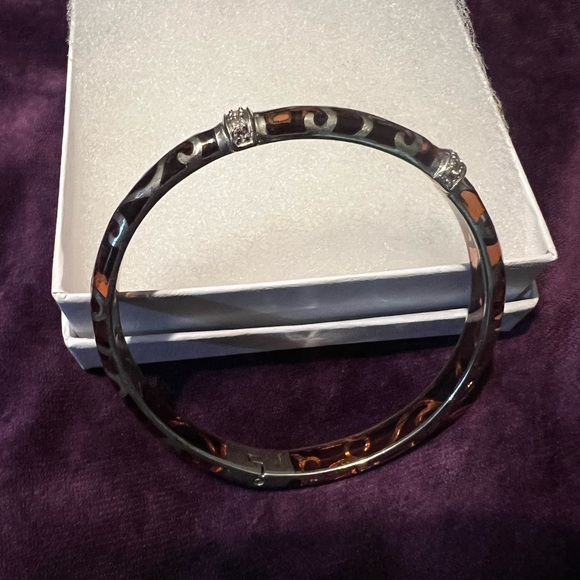 Womens bracelet. Color: Deep tan/ brown with diamondesque accent. Beautiful!! - Picture 2 of 2